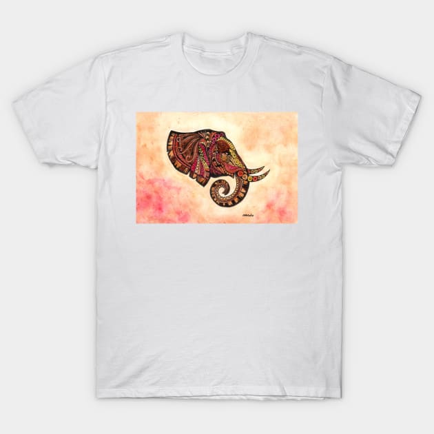 Mandala elephant variant 2 T-Shirt by Kunst und Kreatives